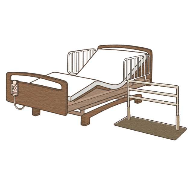 在宅介護で使う置き型手すり